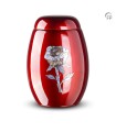 Glasfiber Urn Roos rood