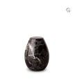 Marmeren Mini Urn zwart groen wit