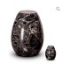 Marmeren Mini Urn zwart groen wit