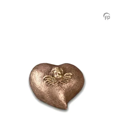 Keramisch Troost Urntje Geert Kunen 'Hart met Engel'