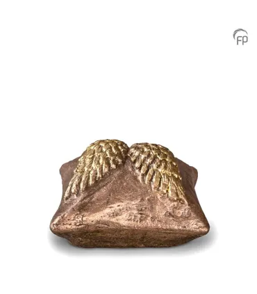 Keramisch Troost Urntje Geert Kunen 'Vleugels'