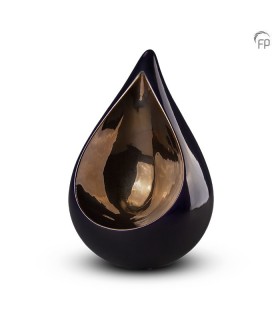 Grote Keramische Urn Celest Donkerblauw 1