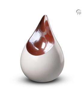 Grote Keramische Urn 'Celest' Wit 2