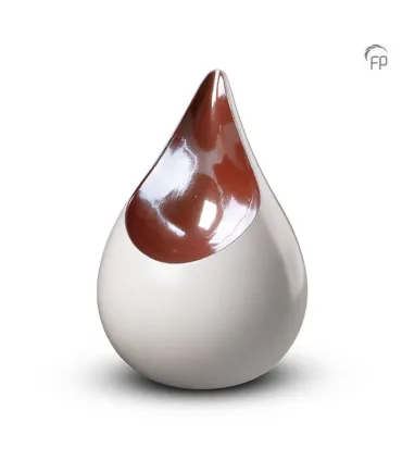 Grote Keramische Urn 'Celest' Wit 2