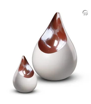 Keramische Mini Urn 'Celest' Wit 2