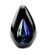 Glazen Premium Traan Urn Diamond Black Blue