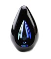 Glazen Premium Traan Urn Diamond Black Blue