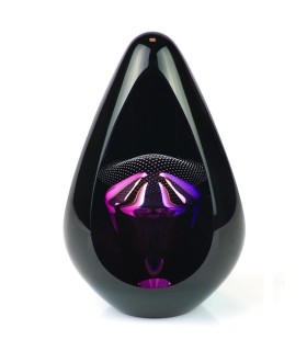 Glazen Premium Traan Urn Pandora Paars