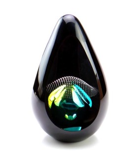 Glazen Premium Traan Urn Pandora Geel Groen