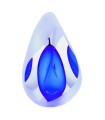 Glazen Premium Traan Urn Reflection Blauw