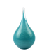 Glazen Memorie Urn Druppel Medium Turquoise