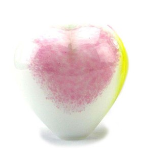 Glazen Memorie Urn Big Heart Opaque Pastel