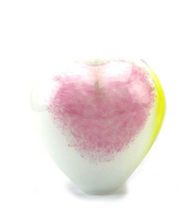 Glazen Memorie Urn Small Heart Opaque Pastel