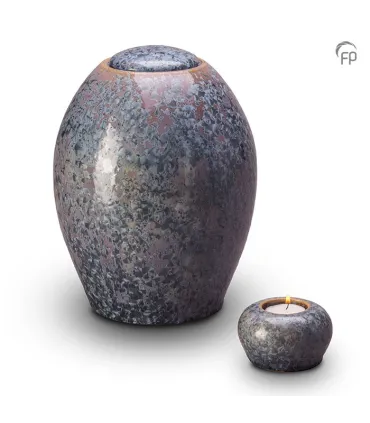 Grote Keramische Urn Pottery Bonny Paarsblauw