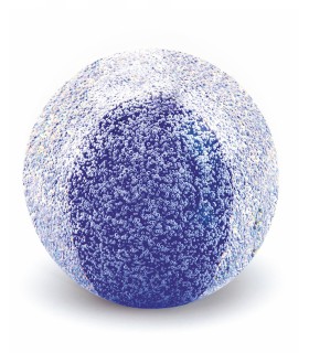 Glazen Stardust Urn Bulb Donkerblauw
