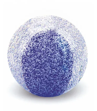 Glazen Stardust Urn Bulb Donkerblauw