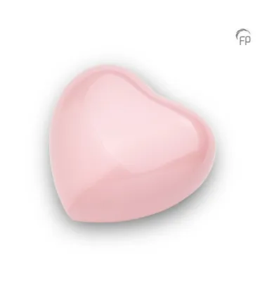 Metalen Mini Hart Urn Satori Roze