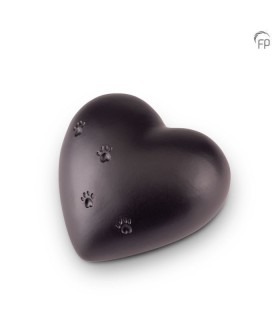 Grote Keramische Dieren Hart Urn Pootjes Matzwart