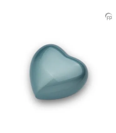 Metalen Mini Hart Urn Satori Blauw