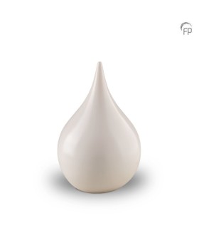 Grote Keramische Traan Urn 'Unica' Wit