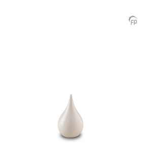 Kleine Keramische Traan Urn 'Unica' Wit