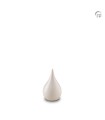 Kleine Keramische Traan Urn 'Unica' Wit