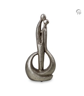 Keramische Geert Kunen Urn Forever means a Lot Zilverkleur