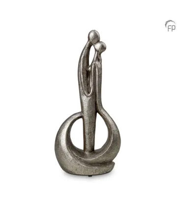 Keramische Geert Kunen Urn Forever means a Lot Zilverkleur