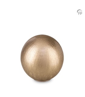 Grote Glazen Urn Bohemian Memory Crystal Cappuccino Craquelé