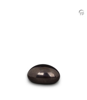 Medium Glazen 'Lava Stone' Urn Bohemian Memory Crystal