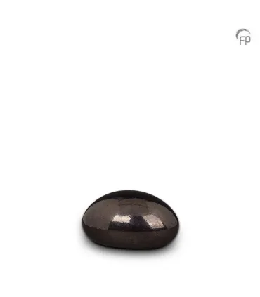 Medium Glazen 'Lava Stone' Urn Bohemian Memory Crystal