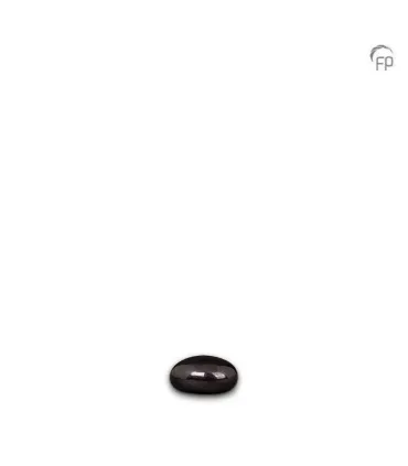 Glazen Mini 'Lava Stone' Urn Bohemian Memory Crystal