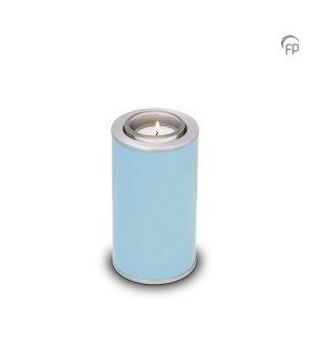 Kleine Messing Kaarsenhouder Blauw