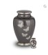 Metalen Mini Urn Vlinders Antraciet Grijs