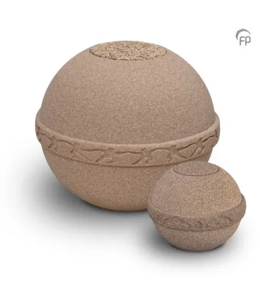 Biologische Zandurn Samsara bruin