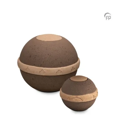 Biologische Urn Geos bruin