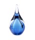 Glazen Memorie Urn Druppel Small Lichtblauw