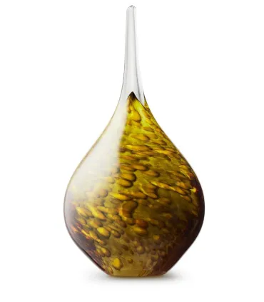 Glazen Memorie Urn Druppel Medium Nature