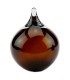 Glazen Memorie Urn Bubble Cognac