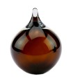 Glazen Memorie Urn Bubble Cognac