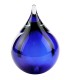 Glazen Memorie Urn Bubble Blauw