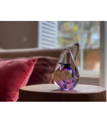 Glazen Premium Traan Urn Goudkleur