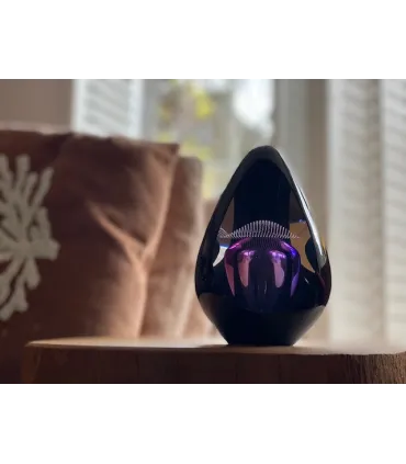 Glazen Premium Traan Urn Pandora Paars