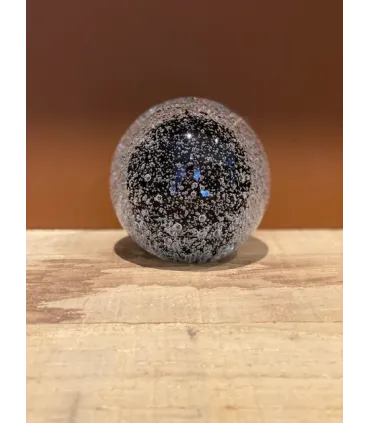 Glazen Stardust Urn Bulb Zwart