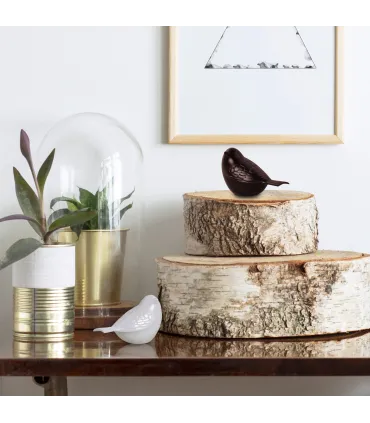 Metalen Mini Urn Songbird Brons