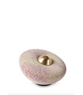 Keramische Balance Urn 'Klein' Rainbow Rood