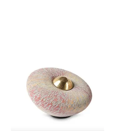 Keramische Balance Urn 'Klein' Rainbow Rood
