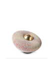 Keramische Balance Urn 'Klein' Rainbow Rood