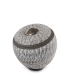 Keramische Balance Urn 'Cone Groot' Carbon Grijs