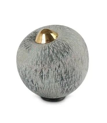 Keramische Balance Urn 'Cone Groot' Oceaan Blauw
